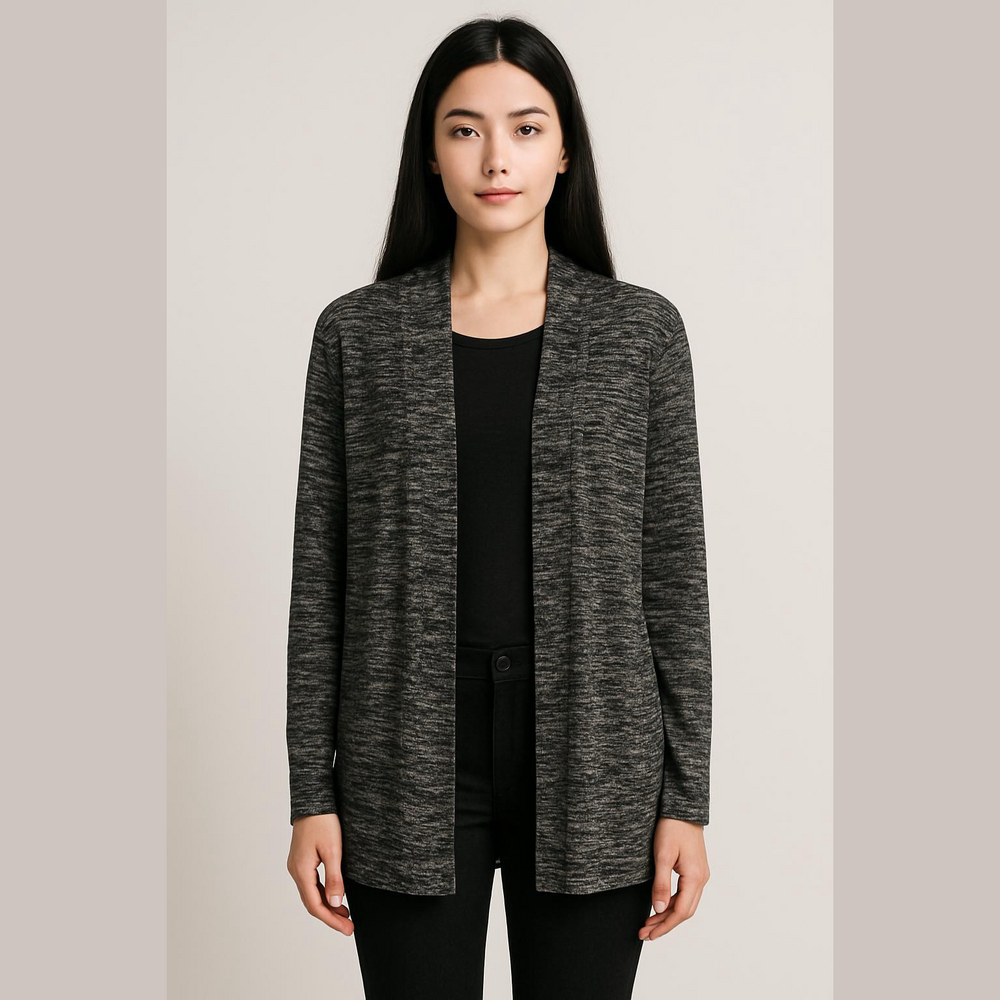 Gray cardigan
